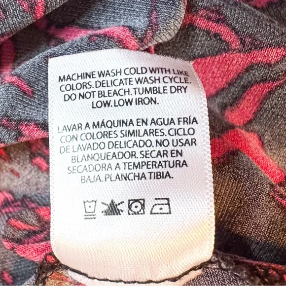 George Red & Black Rose Print A-Line Skirt – XL (16–18) - Picture 9 of 9